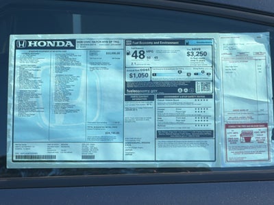 2026 Honda Civic Hybrid Sport Touring