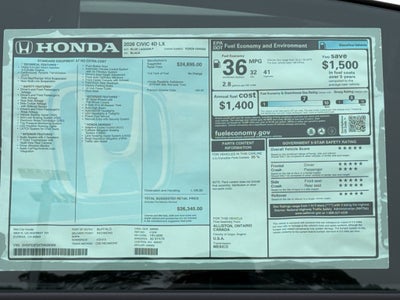 2026 Honda Civic LX