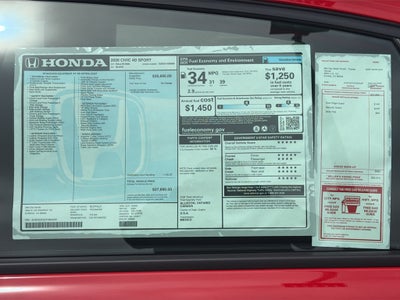 2026 Honda Civic Sport