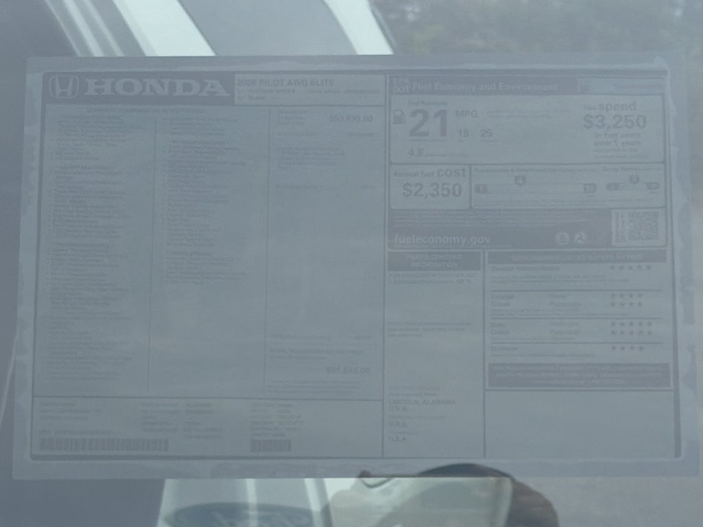 2026 Honda Pilot Elite