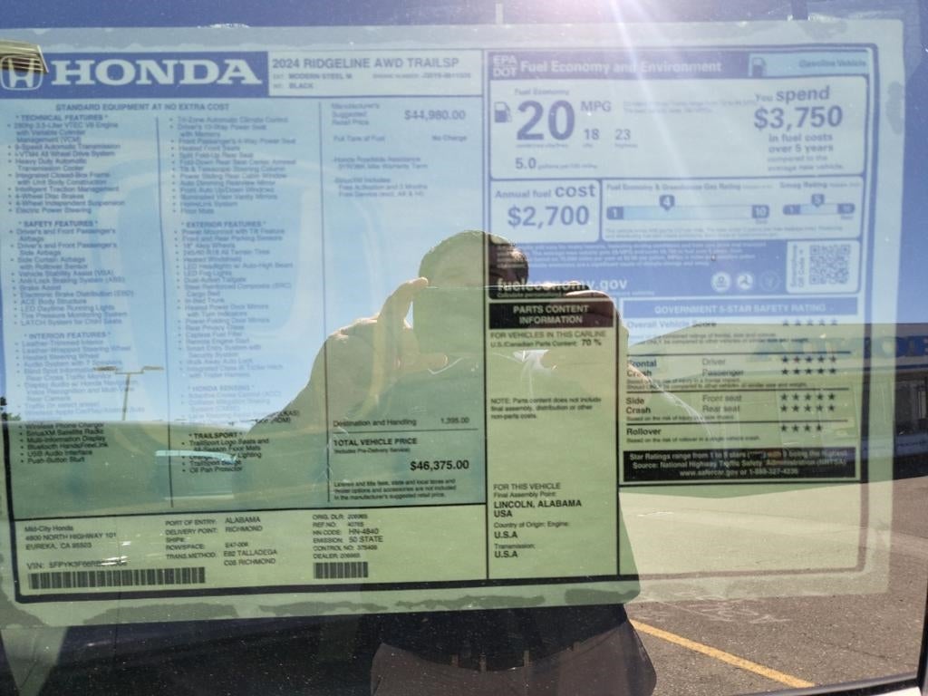 2024 Honda Ridgeline TrailSport