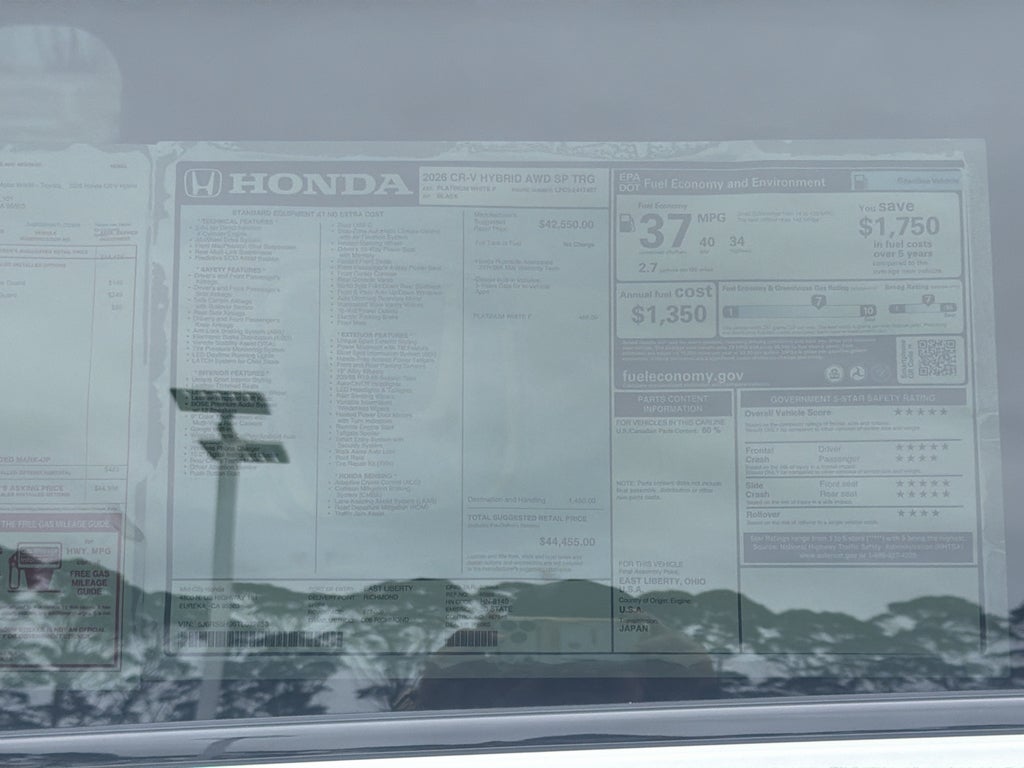 2026 Honda CR-V Hybrid Sport Touring
