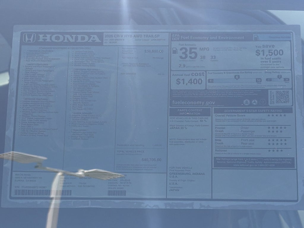 2026 Honda CR-V Hybrid TrailSport