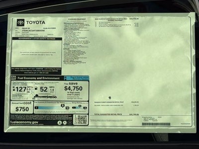 2020 Toyota PRIUS LE