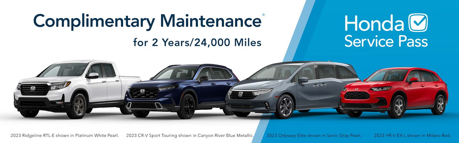 Honda Complimentary Maintenance