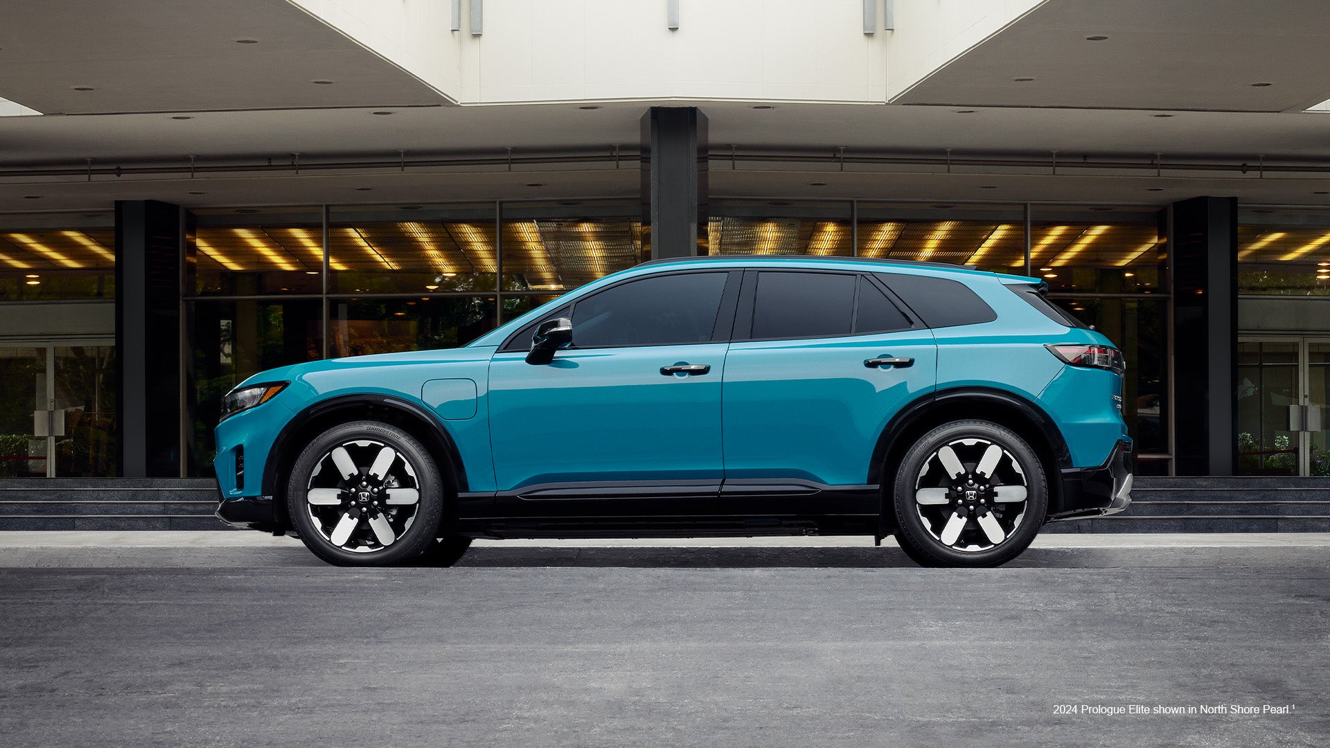 Blue Honda Prologue Side View